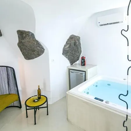 别墅 Luxury Santorini Cozy 1 Bedroom Indoor Plunge Pool & Caldera *